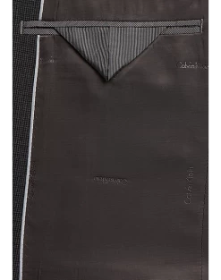 Calvin Klein Slim Fit Suit, Charcoal Check -Men Clothing Shop MW40 3WWX 97 CALVIN KLEIN CHARCOAL CHECK ALT4