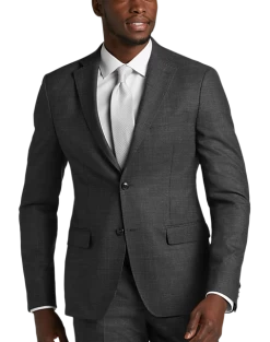 Calvin Klein X-Fit Slim Fit Suit Separates Coat, Charcoal Tic