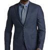 Calvin Klein X-Fit Slim Fit Suit Separates Coat, Blue Tic -Men Clothing Shop MW40 3WX7 70 CALVIN KLEIN BLUE TIC MAIN