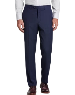 Lauren By Ralph Lauren Classic Fit Suit, Blue Windowpane Plaid -Men Clothing Shop MW40 3WXW 67 LAUREN BY RALPH LAUREN BLUE WINDOWPANE ALT2