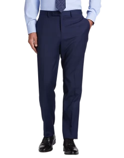 Michael Strahan Classic Fit Vested Suit, Blue Plaid -Men Clothing Shop MW40 3WY8 67 MICHAEL STRAHAN BLUE PLAID ALT2
