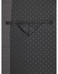 Michael Strahan Classic Fit Suit, Black & White Birdseye -Men Clothing Shop MW40 3WYE 88 MICHAEL STRAHAN B W BIRDEYE ALT4