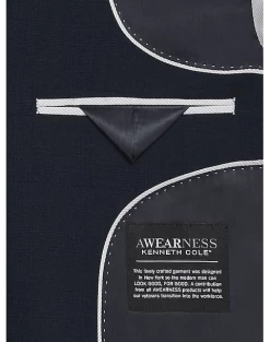 Awearness Kenneth Cole Modern Fit Suit, Blue Plaid -Men Clothing Shop MW40 3WZP 67 AWEARNESS KENNETH COLE BLUE PLAID ALT4