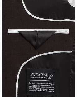 Awearness Kenneth Cole Modern Fit Suit, Burgundy Tic -Men Clothing Shop MW40 3WZT 06 AWEARNESS KENNETH COLE BURGUNDY TIC ALT4