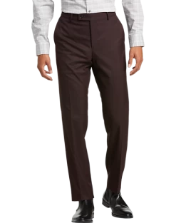 Wilke-Rodriguez Slim Fit Suit, Olive Tic -Men Clothing Shop MW40 3X01 06 WILKE RODRIGUEZ BURGUNDY TIC ALT2 1