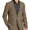 Paisley & Gray Slim Fit Suit Separates Coat, Caramel Donegal -Men Clothing Shop MW40 3X0E 77 PAISLEY GRAY CARAMEL DONEGAL MAIN