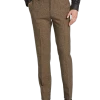 Paisley & Gray Slim Fit Suit Separates Pants, Caramel Donegal -Men Clothing Shop MW40 3X0G 77 PAISLEY GRAY CARAMEL DONEGAL MAIN