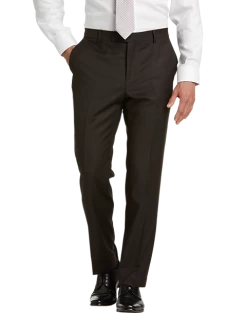 Awearness Kenneth Cole Slim Fit Suit, Brown Plaid 9 Awearness Kenneth Cole Slim Fit Suit, Brown Plaid -Men Clothing Shop MW40 3X0T 63 AWEARNESS KENNETH COLE BROWN PLAID ALT2