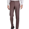 Egara Suit Separates Skinny Fit Dress Pants, Light Burgundy Twill -Men Clothing Shop MW40 3X1W 06 EGARA BURGUNDY TWILL MAIN