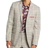 Paisley & Gray Slim Fit Suit Separates Coat, Brown Check