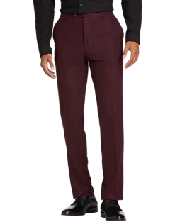 Paisley & Gray Slim Fit Suit Separates Pants, Deep Wine