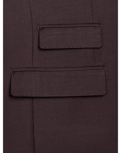 Tayion Classic Fit Suit Separates Coat, Wine Plum -Men Clothing Shop MW40 3X60 07 TAYION WINE PLUM PURPLE ALT3