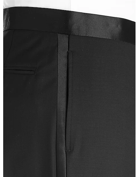Pronto Uomo Platinum Modern Fit Suit Separates Tuxedo Pants, Black 4 Pronto Uomo Platinum Modern Fit Suit Separates Tuxedo Pants, Black - Image 2