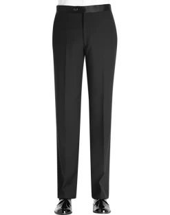 Pronto Uomo Platinum Modern Fit Suit Separates Tuxedo Pants, Black