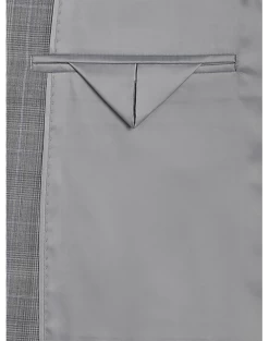 Calvin Klein Slim Fit Suit Separates, Gray Plaid -Men Clothing Shop MW40 3X9L 64 CALVIN KLEIN GRAY PLAID ALT3