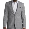 Calvin Klein Slim Fit Suit Separates, Gray Plaid -Men Clothing Shop MW40 3X9L 64 CALVIN KLEIN GRAY PLAID MAIN