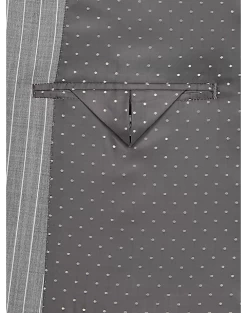 Michael Strahan Classic Fit Suit Gray Stripe 13 Michael Strahan Classic Fit Suit Gray Stripe -Men Clothing Shop MW40 3X9W 34 MICHAEL STRAHAN GRAY STRIPE ALT4