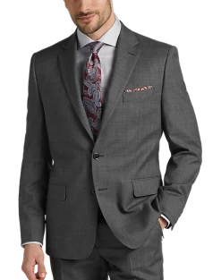 Joseph Abboud Classic Fit Suit Separates Coat, Gray Sharkskin