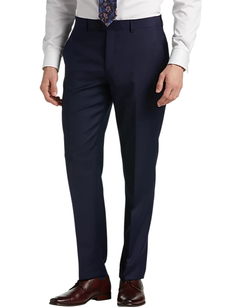 Joseph Abboud Classic Fit Suits Separates Dress Pants, Navy 3 Joseph Abboud Classic Fit Suits Separates Dress Pants, Navy