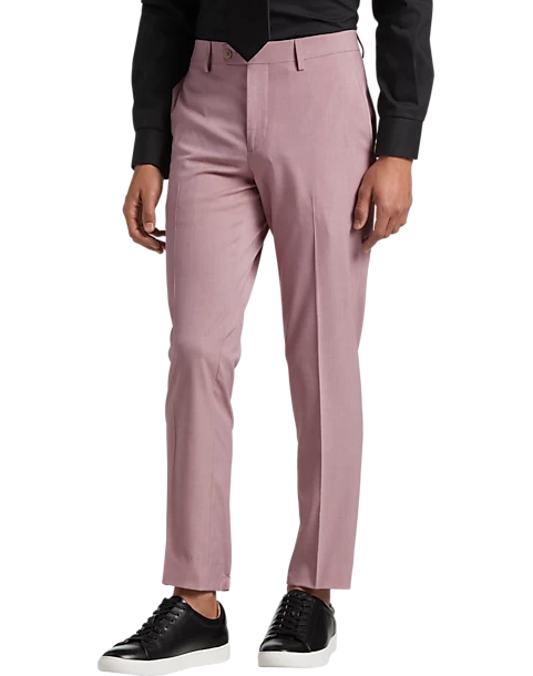 Egara Skinny Fit Suit Separates Pants, Rose 3 Egara Skinny Fit Suit Separates Pants, Rose