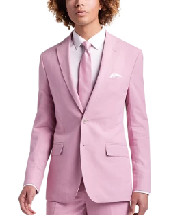 JOE Joseph Abboud Slim Fit Linen Blend Suit Separates Coat, Teal -Men Clothing Shop MW40 3XGF 11 JOE JOSEPH ABBOUD RASPBERRY ALT7 1