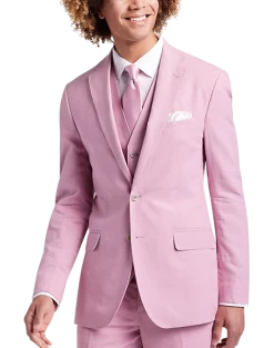 JOE Joseph Abboud Slim Fit Linen Blend Suit Separates, Dusty Blue