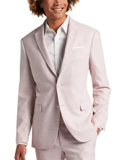 Egara Skinny Fit Suit Separates Coat, Rose Tic