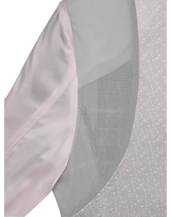 Egara Skinny Fit Suit Separates Coat, Gray & Pink Plaid -Men Clothing Shop MW40 3XH7 64 EGARA GRAY PINK PLAID ALT4