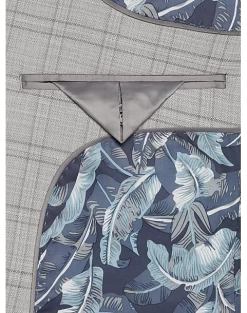 Egara Skinny Fit Suit Separates Coat, Orange & Gray Windowpane 8 Egara Skinny Fit Suit Separates Coat, Orange & Gray Windowpane -Men Clothing Shop MW40 3XHC 64 EGARA ORANGE LT GRAY WINDOWPANE ALT2