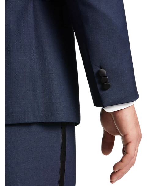 Pronto Uomo Modern Fit Notch Lapel Tuxedo Separates, Navy 4 Pronto Uomo Modern Fit Notch Lapel Tuxedo Separates, Navy - Image 2