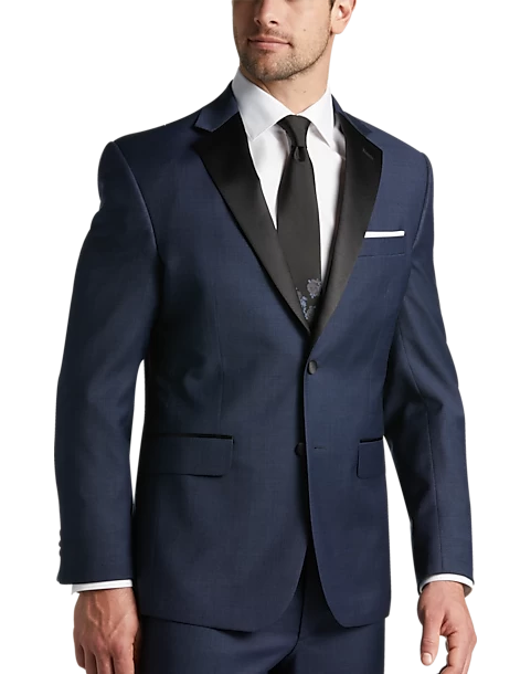 Pronto Uomo Modern Fit Notch Lapel Tuxedo Separates, Navy 3 Pronto Uomo Modern Fit Notch Lapel Tuxedo Separates, Navy