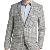 Paisley & Gray Slim Fit Suit Separates, Black And White Houndstooth 1 Paisley & Gray Slim Fit Suit Separates, Black And White Houndstooth -Men Clothing Shop MW40 3XK5 87 PAISLEY GRAY BLACK WHITE HOUNDS CHECK MAIN