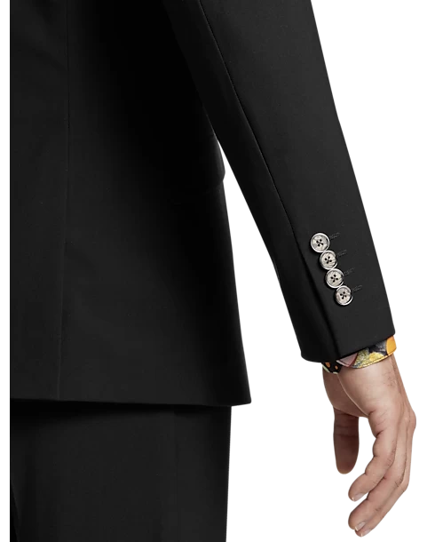 Paisley & Gray Slim Fit Double Breasted Suit Separates, Jet Black 5 Paisley & Gray Slim Fit Double Breasted Suit Separates, Jet Black - Image 3