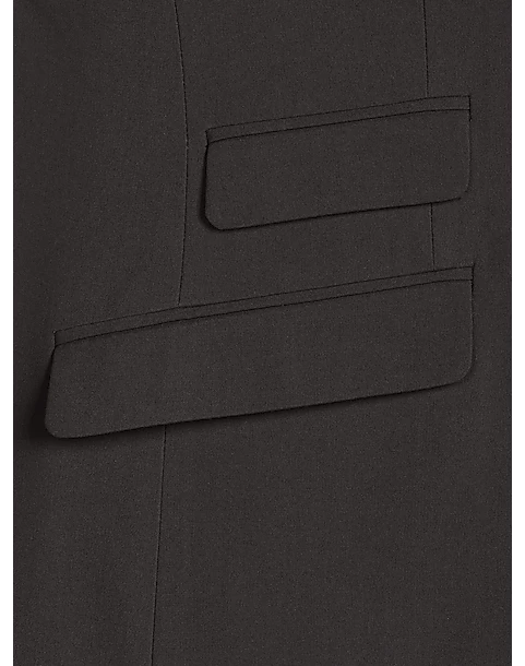 Paisley & Gray Slim Fit Double Breasted Suit Separates, Jet Black 7 Paisley & Gray Slim Fit Double Breasted Suit Separates, Jet Black - Image 5