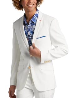 Paisley & Gray Slim Fit Suit Separates Jacket, White