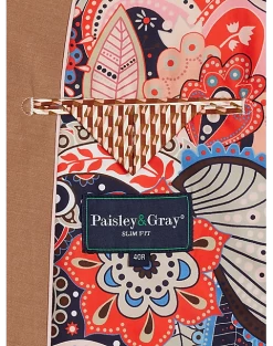 Paisley & Gray Slim Fit Suit Separates Coat, Nutmeg -Men Clothing Shop MW40 3XLA 08 PAISLEY GRAY NUTMEG ALT3