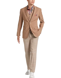 Paisley & Gray Slim Fit Suit Separates Coat, Nutmeg -Men Clothing Shop MW40 3XLA 08 PAISLEY GRAY NUTMEG ALT5
