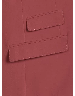 Paisley & Gray Slim Fit Suit Separates Coat, Dark Pink -Men Clothing Shop MW40 3XM2 07 PAISLEY GRAY DARK PINK KNIT ALT4