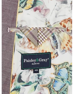 Paisley & Gray Slim Fit Suit Separates Coat, Mulberry 11 Paisley & Gray Slim Fit Suit Separates Coat, Mulberry -Men Clothing Shop MW40 3XMA 06 PAISLEY GRAY MULBERRY ALT3