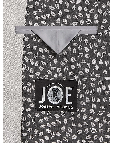 JOE Joseph Abboud Slim Fit Linen Blend Suit Separates Coat, Dusty Blue 5 JOE Joseph Abboud Slim Fit Linen Blend Suit Separates Coat, Dusty Blue - Image 3