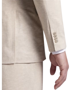 JOE Joseph Abboud Double Breasted Slim Fit Suit Separates, Dusty Blue -Men Clothing Shop MW40 3XN7 23 JOE JOSEPH ABBOUD TAN CHAMBRAY ALT1