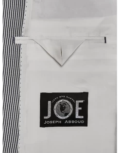 JOE Joseph Abboud Slim Fit Suit Separates Coat, Navy Seersucker -Men Clothing Shop MW40 3XT6 27 JOE JOSEPH ABBOUD NAVY WHITE STRIPE ALT2