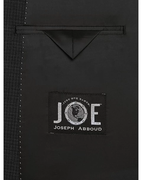 JOE Joseph Abboud Slim Fit Suit Separates Coat, Charcoal Check 5 JOE Joseph Abboud Slim Fit Suit Separates Coat, Charcoal Check - Image 3