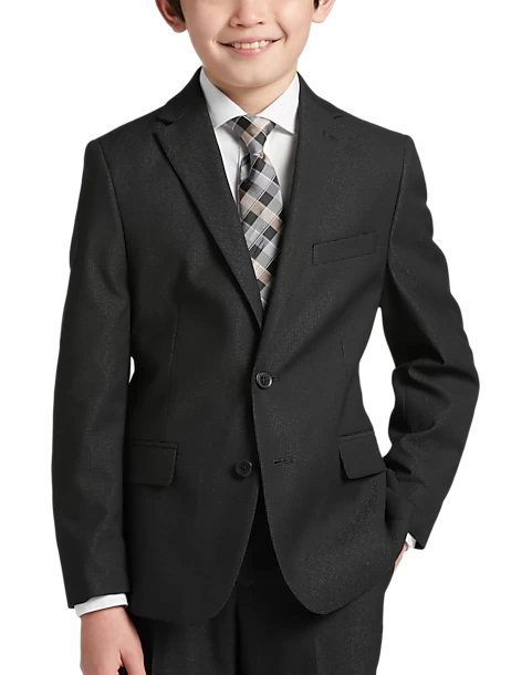 Michael Strahan Boys Suit Separates Jacket, Black 3 Michael Strahan Boys Suit Separates Jacket, Black