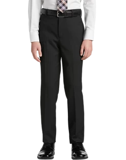 Michael Strahan Boys Suit Separates Pants, Black