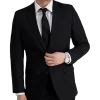 Haggar Premium Comfort 4-Way Stretch Slim Fit Suit Separates Coat, Black -Men Clothing Shop MW40 3Y57 02 HAGGAR BLACK SOLID MAIN