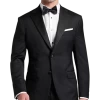 Joseph Abboud Black Label Modern Fit Suit Separates Tuxedo Coat, Black