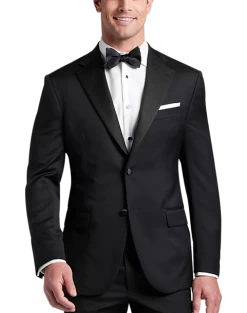 Joseph Abboud Black Label Modern Fit Suit Separates Tuxedo Coat, Black