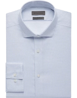 Calvin Klein Infinite Non-Iron Slim Fit Stretch Collar Dress Shirt, Blue Dot