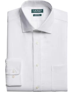 Lauren By Ralph Lauren UltraFlex Regular Fit Non-Iron Dress Shirt, White